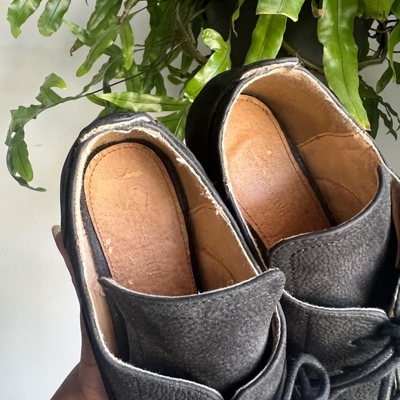 Cooperative Urban Outfitters Black Cow Leather Shoes - Picture 4 of 8